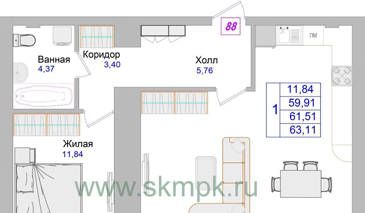 квартира р-н Светлогорский г Светлогорск пр-кт Калининградский 70е фото 1