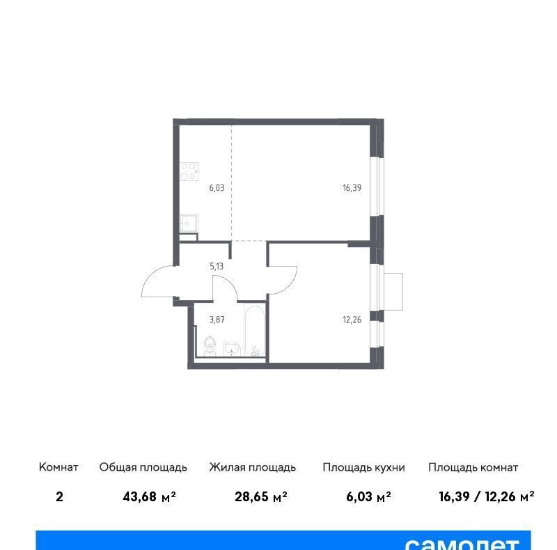 квартира г Москва ЗАО Молжаниновский ЖК Молжаниново к 6 фото 1