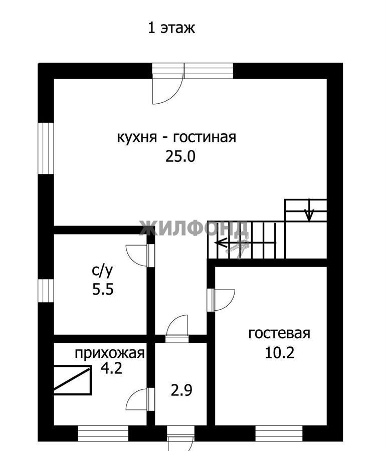 дом р-н Новосибирский с Новолуговое ул Советская 41 Новолуговской сельсовет фото 3