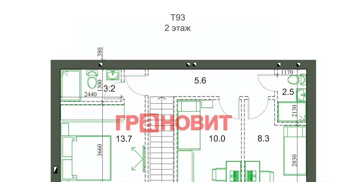 квартира р-н Новосибирский п Садовый р-н мкр Березки-3 Станционный сельсовет, 12 фото 2