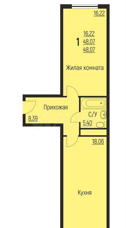 квартира р-н Туапсинский г Туапсе ул Свободы 7а фото 1