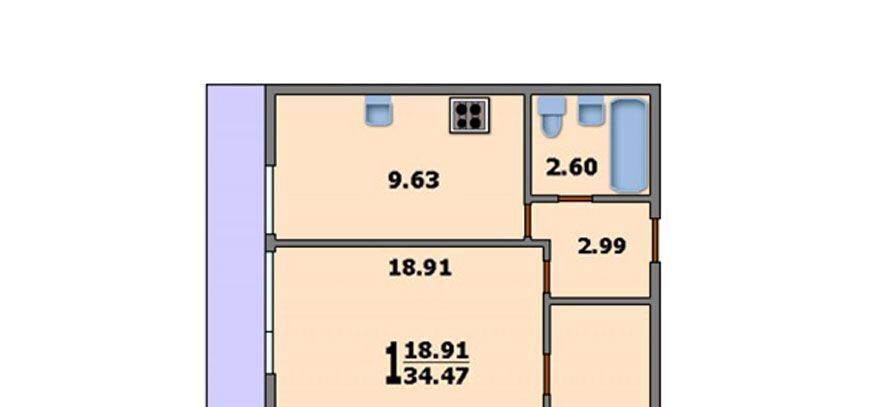 квартира г Москва метро Юго-Восточная ул Ташкентская 25к/3 фото 16