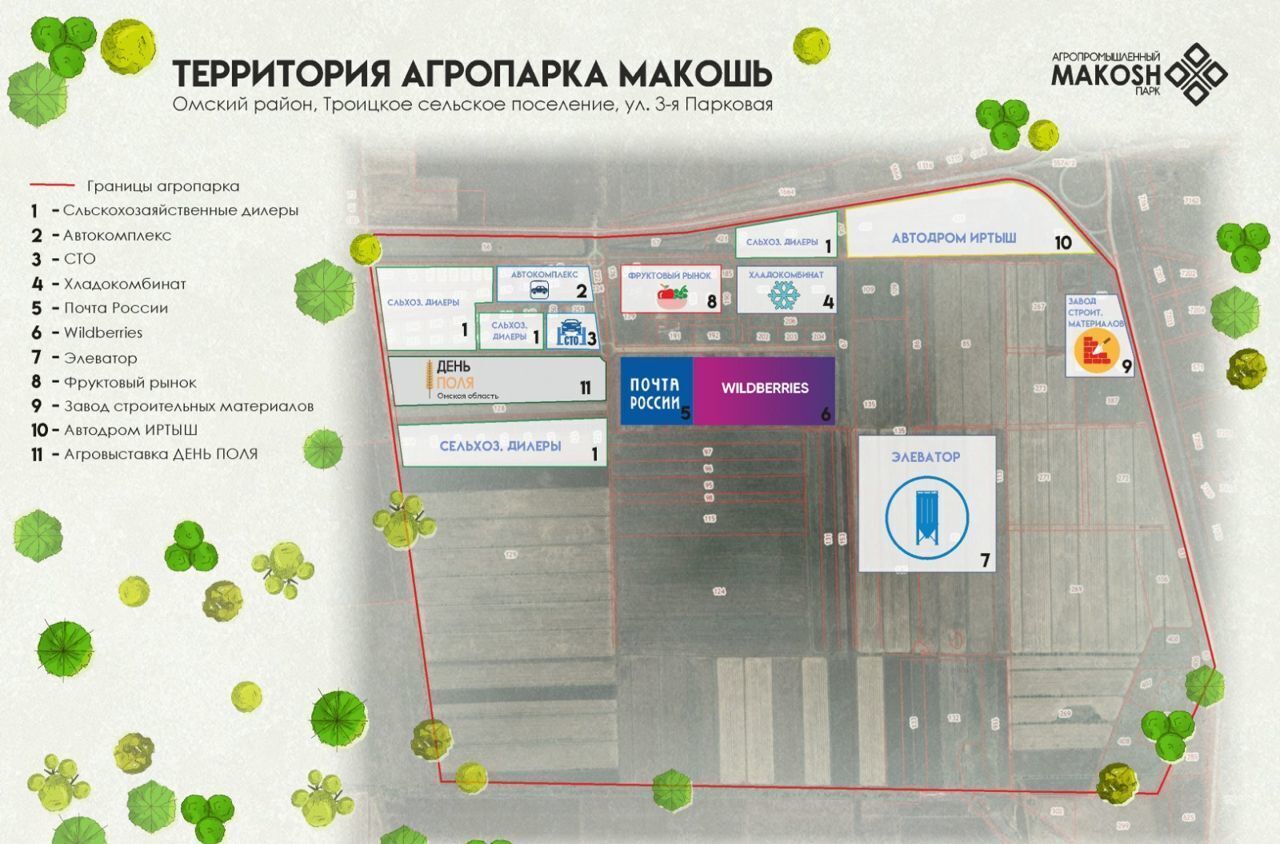 свободного назначения р-н Омский с Троицкое ул 1-я Луговая 9б Троицкое сельское поселение, Омск фото 2