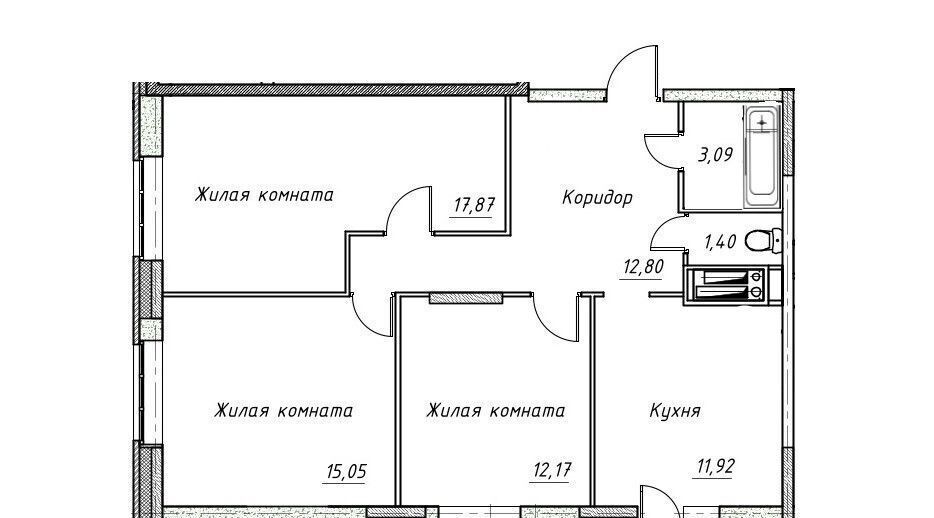 квартира г Дмитров ул Оборонная 32 фото 22