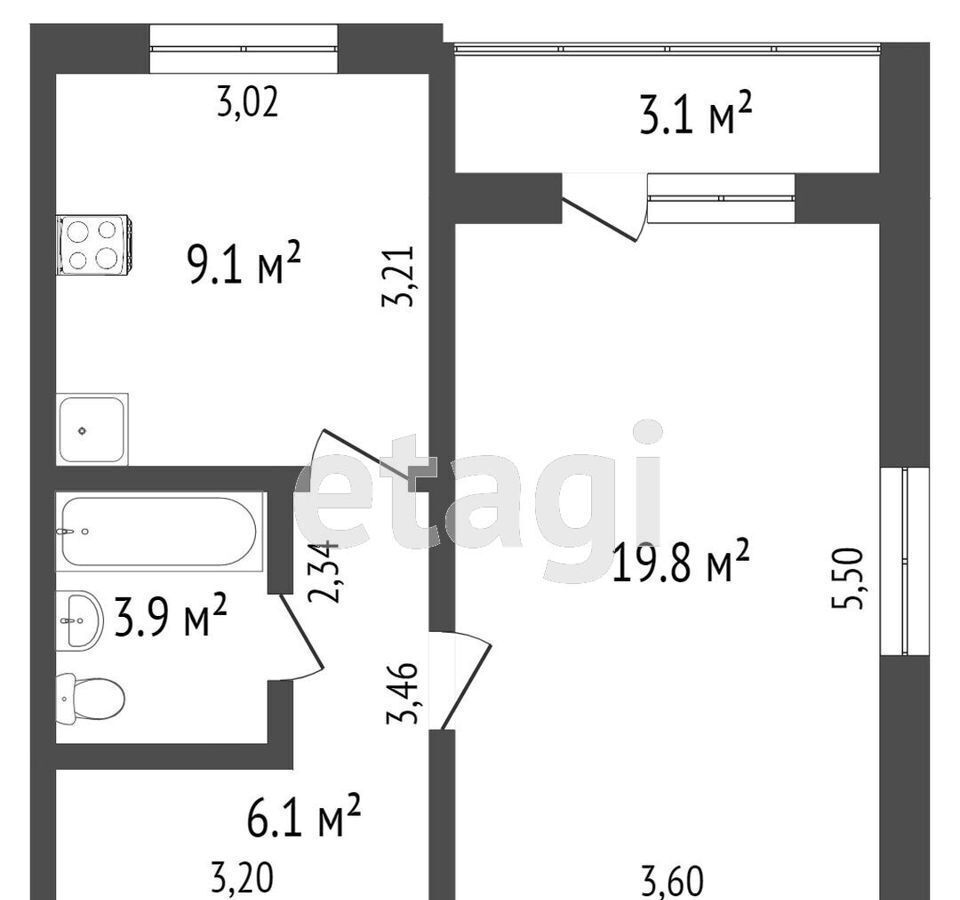 квартира г Тверь р-н Заволжский ул 2-я Металлистов 6 фото 16