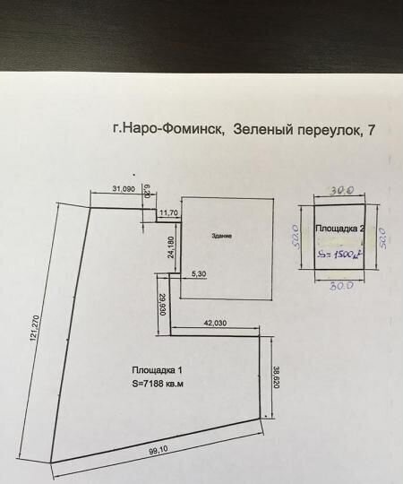 земля г Наро-Фоминск пер Зеленый 7 54 км, Наро-Фоминский г. о., Киевское шоссе фото 3