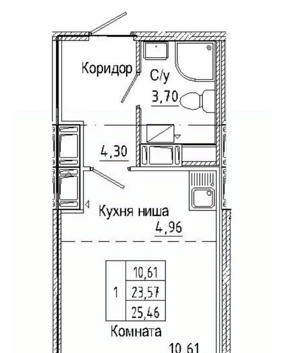 квартира г Санкт-Петербург метро Озерки ш Суздальское 10 округ Шувалово-Озерки фото 11