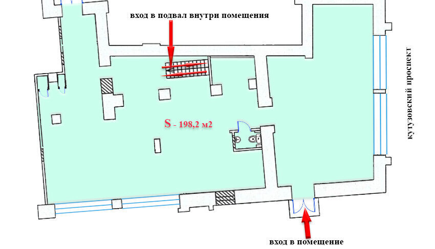 свободного назначения г Москва метро Студенческая пр-кт Кутузовский 24 муниципальный округ Дорогомилово фото 21