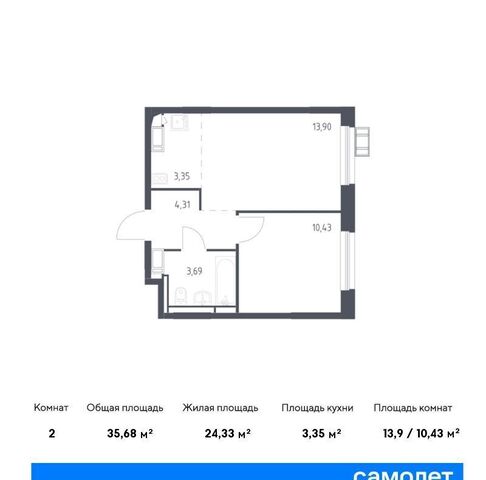 городской округ Ленинский д Мисайлово ЖК «Пригород Лесное» к 5. 2, Видное фото