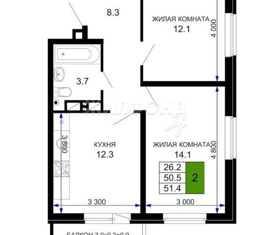 р-н Прикубанский дом 2к/18 муниципальное образование Краснодар фото