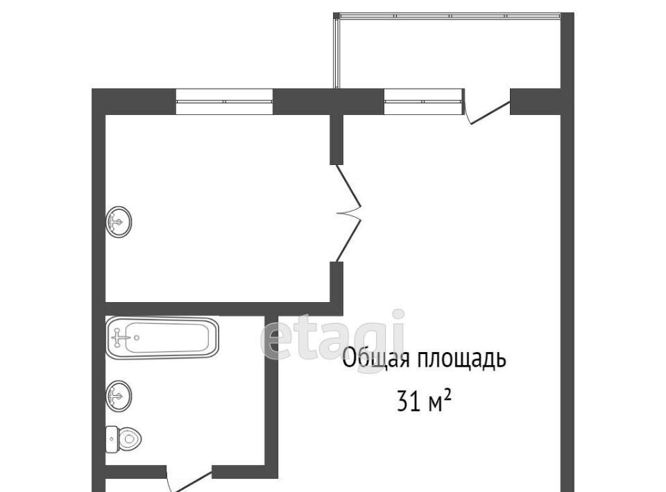 квартира г Бийск ул Владимира Короленко 47 фото 6