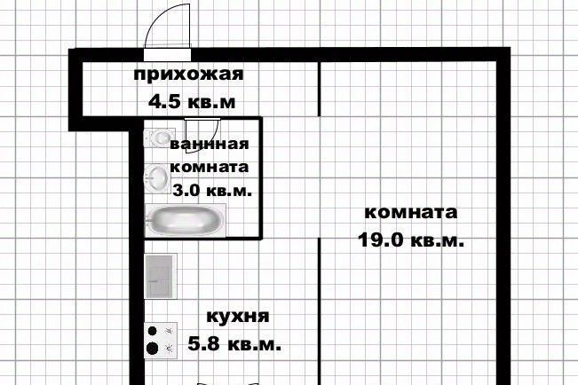 квартира г Уфа р-н Калининский ул Интернациональная 119/1 фото 23