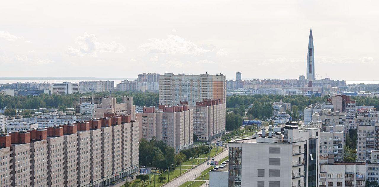 квартира г Санкт-Петербург метро Пионерская пр-кт Коломяжский 15к/2 округ Комендантский аэродром фото 10