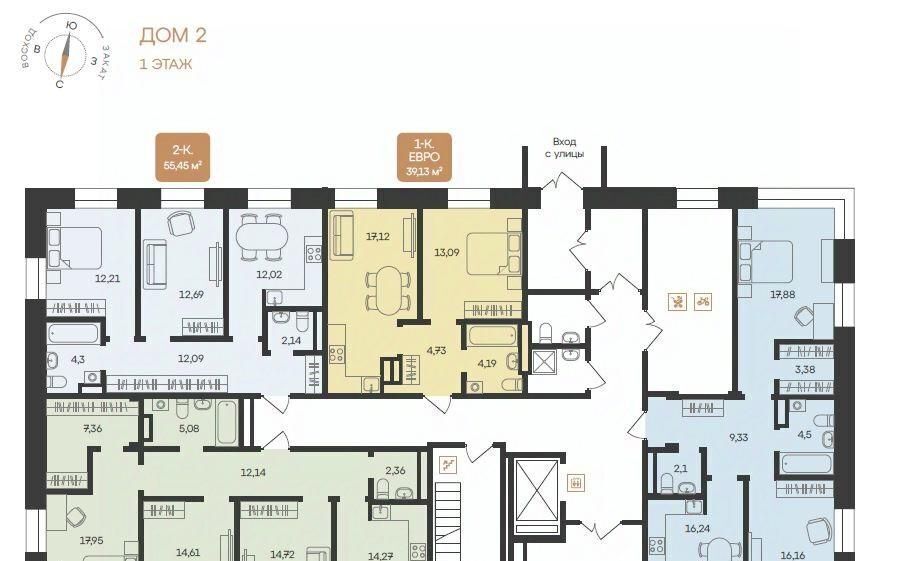 квартира г Новый Уренгой мкр Созидателей 5/2 фото 2