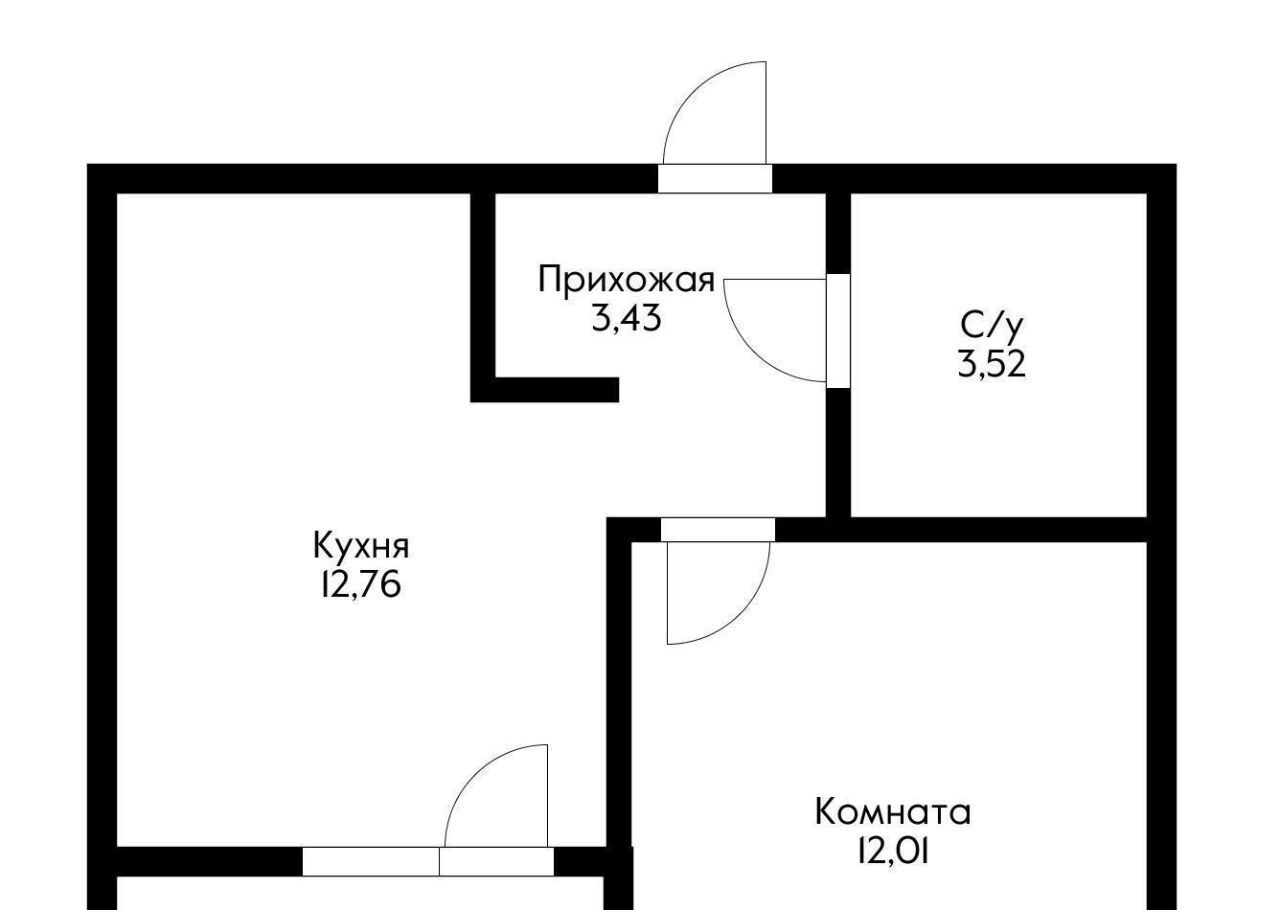 квартира г Краснодар р-н Прикубанский ЖК «Облака» фото 2