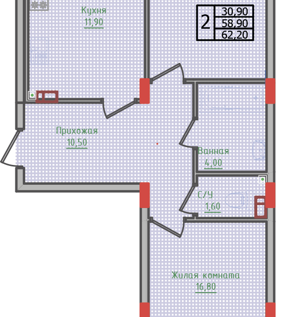 квартира г Ставрополь р-н Промышленный Юго-Западный городской округ Ставрополь, Строящийся жилой дом фото 1