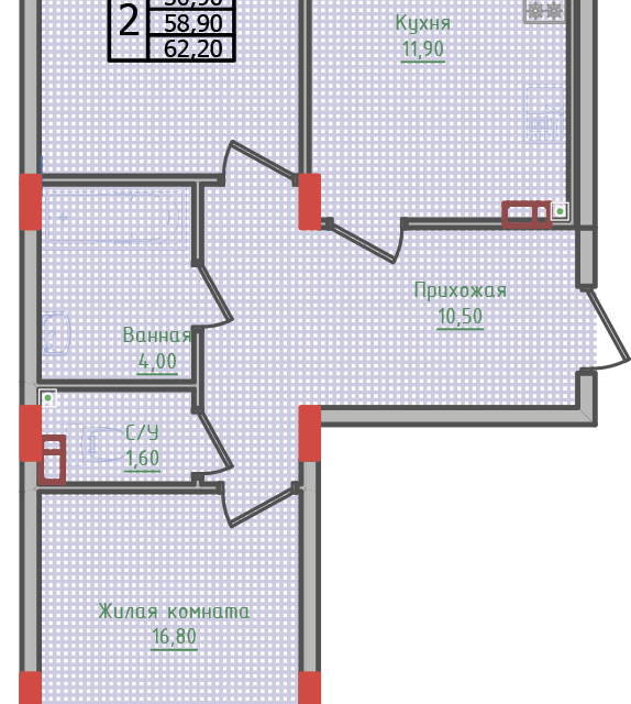 квартира г Ставрополь р-н Промышленный Юго-Западный городской округ Ставрополь, Строящийся жилой дом фото 1