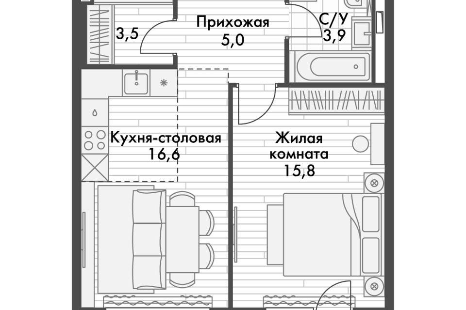 квартира г Владивосток р-н Ленинский Владивостокский городской округ, жилой комплекс Философия фото 1