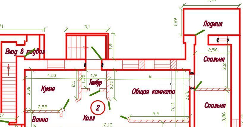 квартира р-н Курский д 1-я Моква ул Школьная 60 Моковский сельсовет фото 12