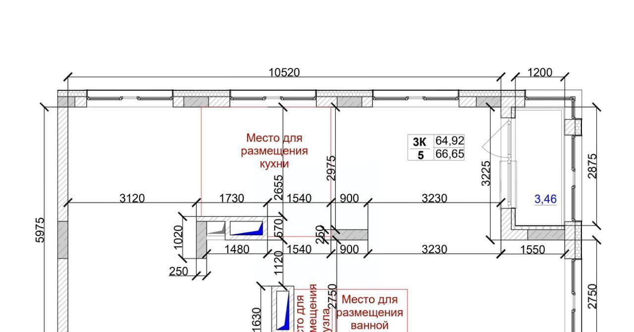 квартира г Кемерово р-н Заводский 15-й микрорайон Южный фото 6