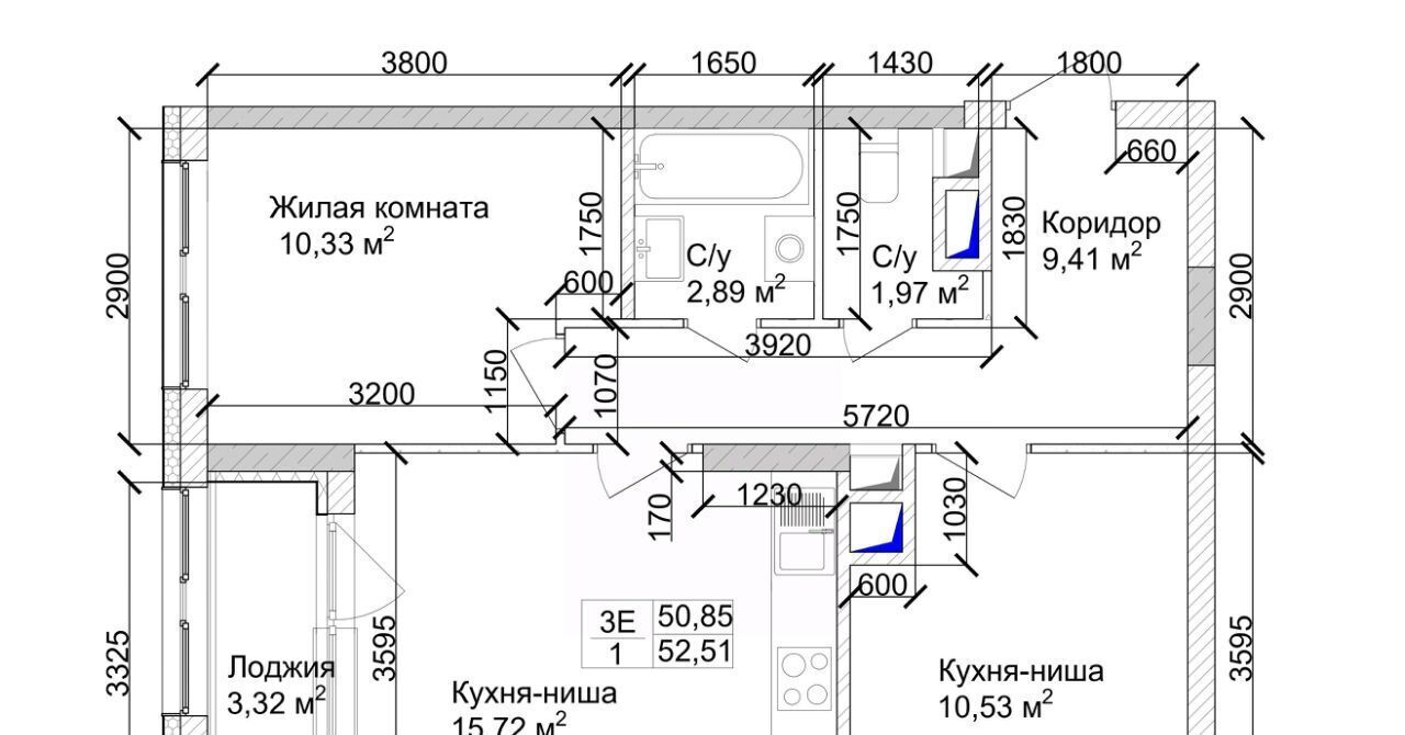 квартира г Кемерово р-н Заводский 15-й микрорайон Южный фото 5