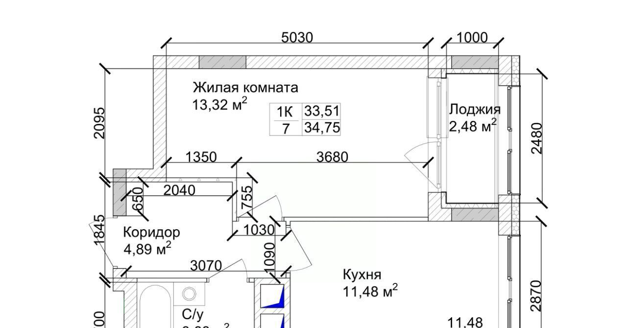 квартира г Кемерово р-н Заводский 15-й микрорайон Южный фото 5