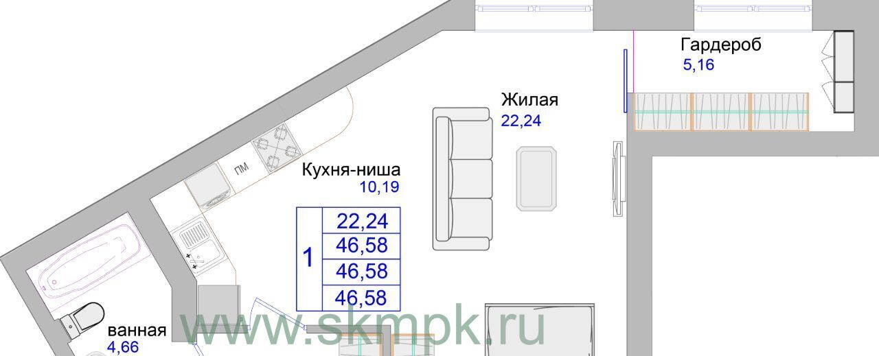 квартира р-н Светлогорский г Светлогорск пр-кт Калининградский 70е АПАРТ - ОТЕЛЬ «ЛАЗУРЬ» фото 1