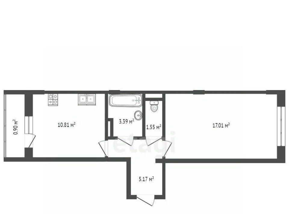 квартира г Ярославль р-н Дзержинский ул Брагинская 18к/3 фото 12