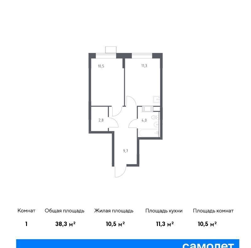 квартира г Москва р-н Филимонковское, Новомосковский административный округ, Филимонковский район, 4-5, квартал № 23 фото 1