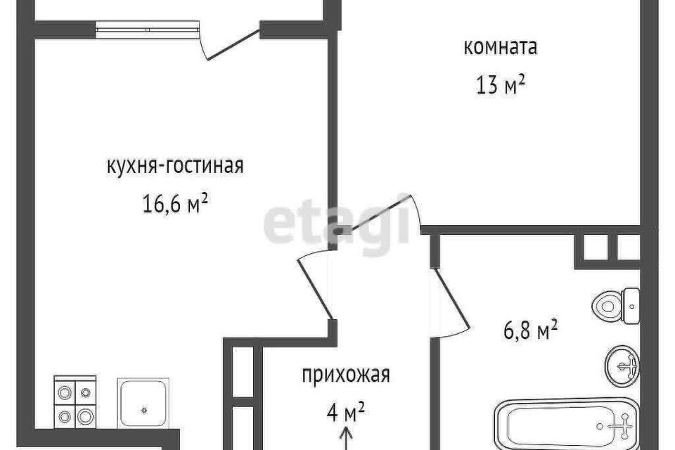 квартира г Екатеринбург Академический ул Академика Парина 29 Екатеринбург городской округ фото 10