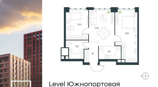 ЖК Левел Южнопортовая 3 муниципальный округ Печатники фото