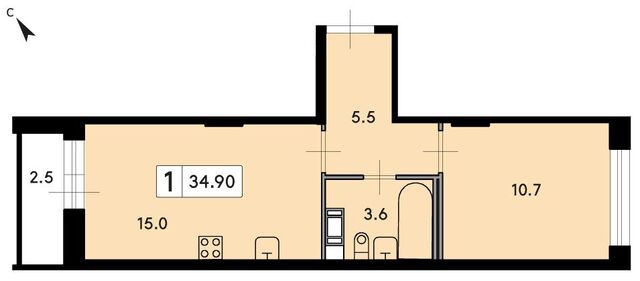 квартира ул Рождественская 2 фото