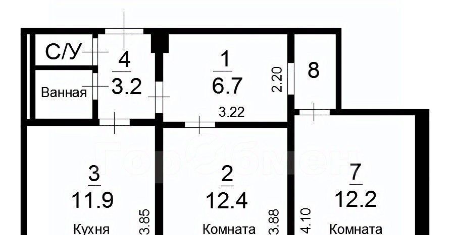 квартира г Москва Давыдково ш Аминьевское 15 фото 25