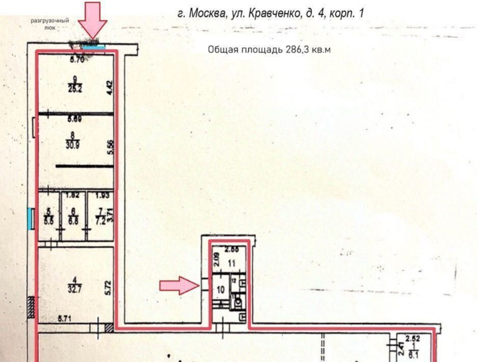 торговое помещение г Москва ул Кравченко 4к/1 Новаторская фото 23