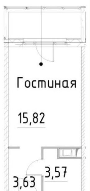 квартира г Санкт-Петербург метро Улица Дыбенко пр-кт Большевиков 3 фото 5