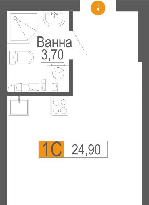 квартира г Екатеринбург р-н Шинный Ботаническая Уктус ЖК Фристайл жилрайон фото 1