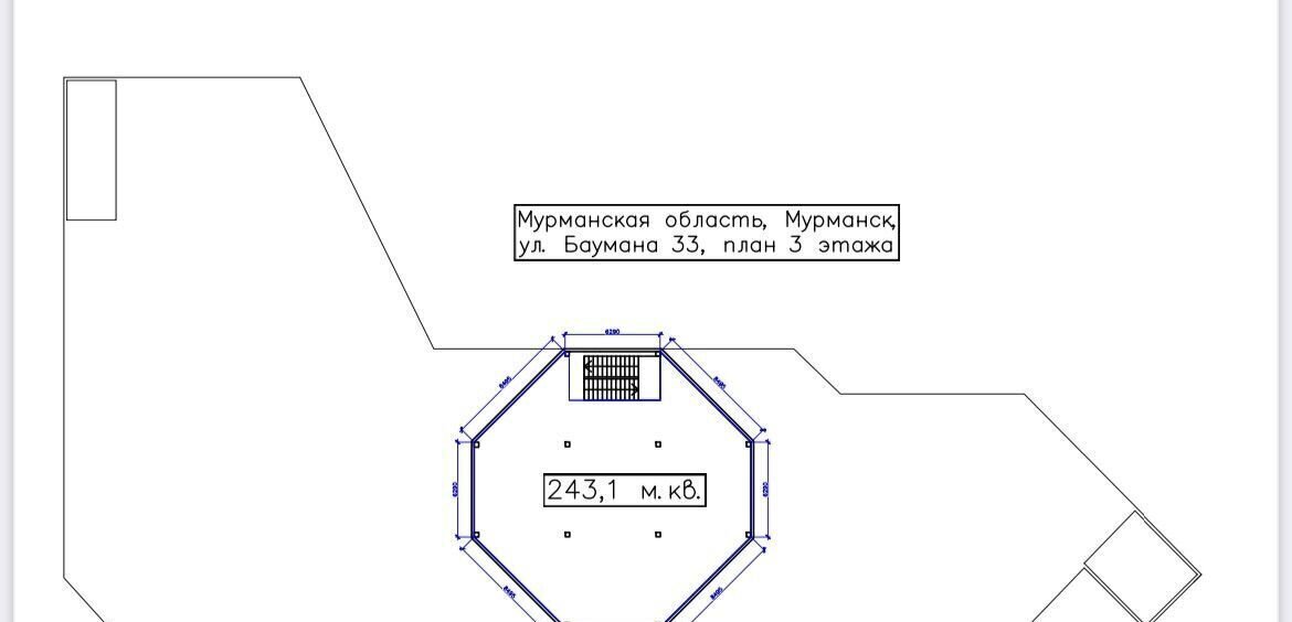 торговое помещение г Мурманск р-н Первомайский ул Баумана 33 фото 4