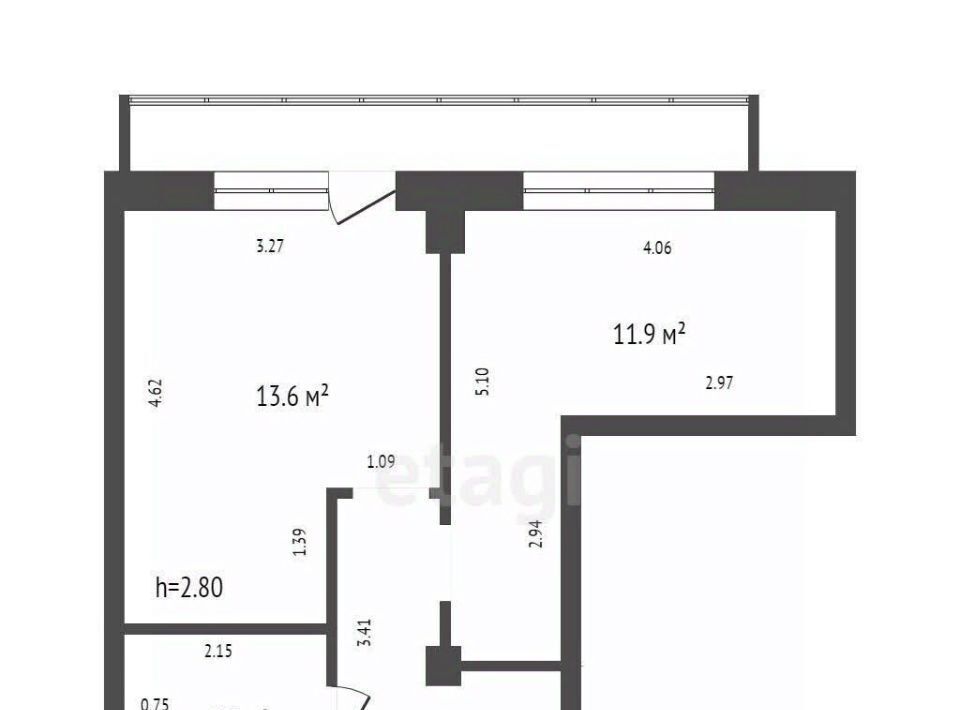 квартира г Красноярск р-н Октябрьский ул Академика Киренского 2и фото 13