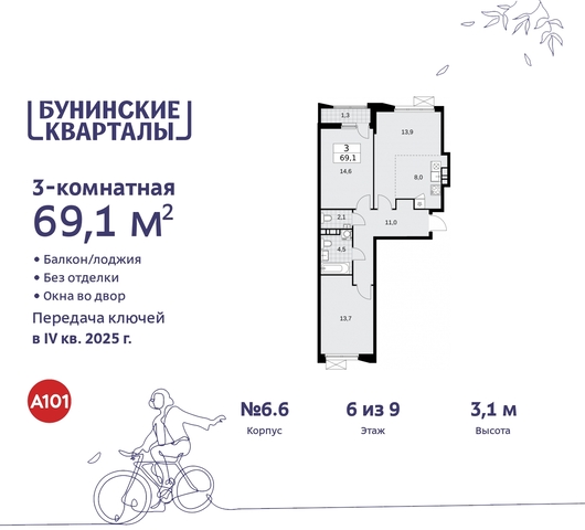 пр-кт Куприна 2 ЖК Бунинские Кварталы метро Коммунарка метро Улица Горчакова Сосенское, Ольховая, Бунинская аллея фото