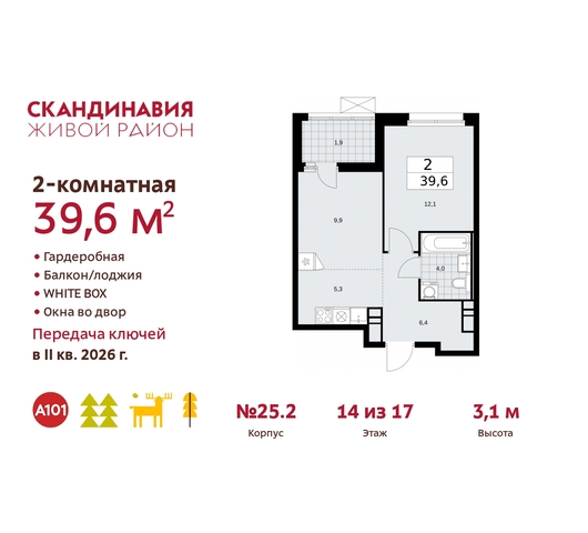 б-р Скандинавский 25/2 жилой район «Скандинавия» Сосенское, Бутово фото