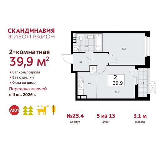 жилой район «Скандинавия» Сосенское, Бутово фото