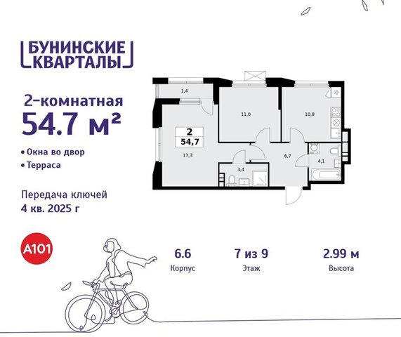 ЖК Бунинские Кварталы 6/6 метро Бунинская аллея метро Коммунарка ТиНАО фото