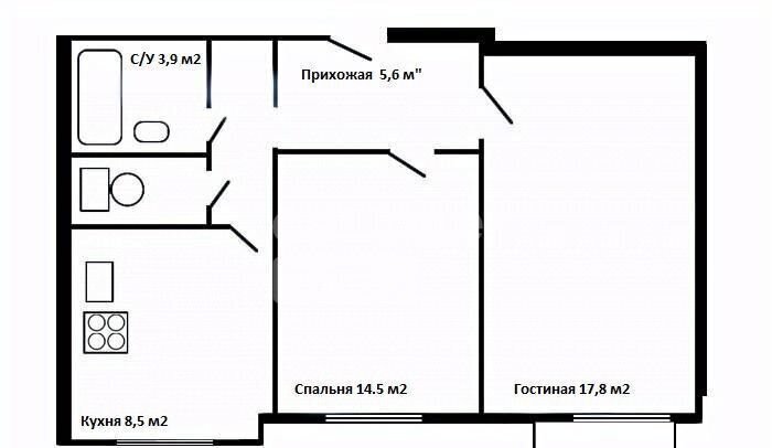 квартира г Москва метро Крылатское ул Осенняя 30 фото 10