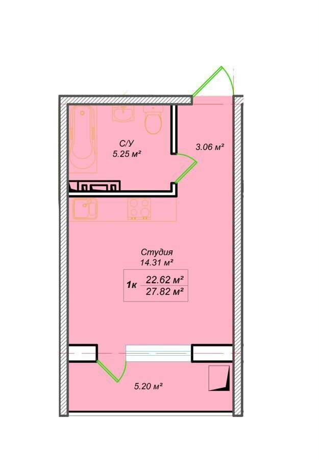 квартира г Избербаш ул Им Р.Зорге 31а фото 2