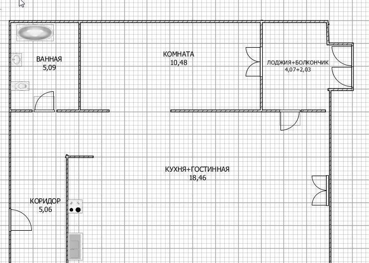 квартира г Уфа р-н Октябрьский ул Энтузиастов 7в ЖК Tau House д. 7 фото 14