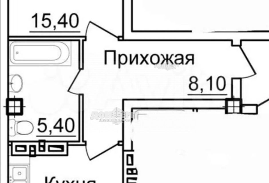 квартира г Ростов-на-Дону ул 2-я Володарского 178 городской округ Ростов-на-Дону фото 5