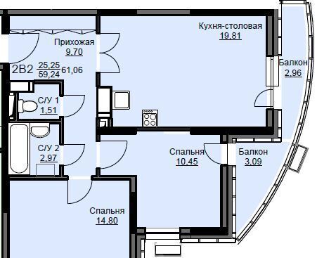 квартира городской округ Щёлково Соболевка мкр, Соболевка жилой комплекс, к 8, Гольяново фото 1