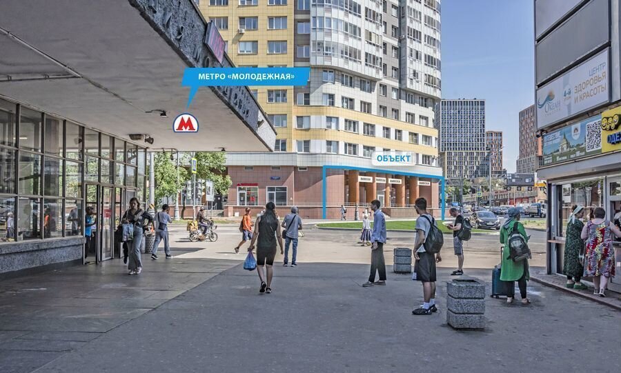 торговое помещение г Москва метро Молодежная ул Ярцевская 27к/1 фото 1