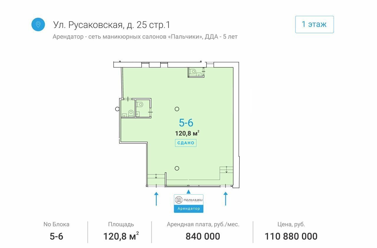 свободного назначения г Москва метро Сокольники ул Русаковская 25с/1 фото 5