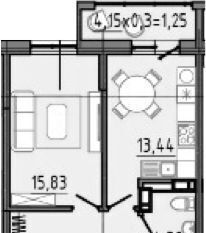 квартира г Краснодар р-н Прикубанский ул Агрономическая 2/1 фото 7